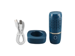 Máquina de lavar legumes e frutas purificador sem fio USB carga automática cápsula azul | S/MARCA