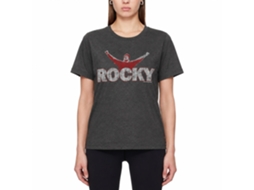 Rockinstone Rocky Movie It's Rocky Heather Black Adult T-shirt Size:xxxl
