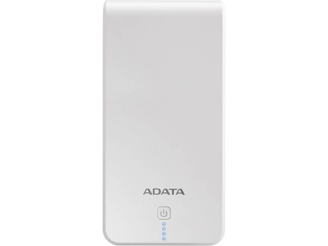Powerbank ADATA P20100 (20.100mAh - 2 USB - MicroUSB - Branco)