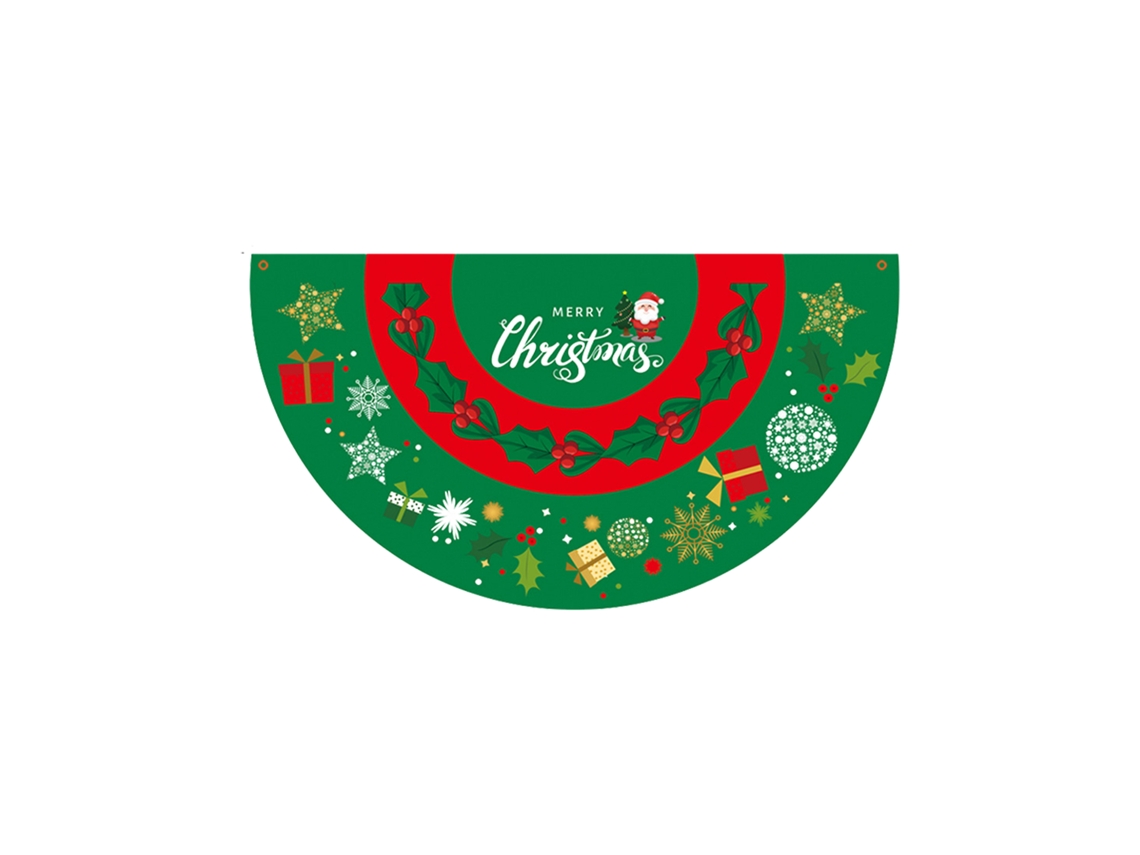Laxiscreed Bandeira De Natal Asa De Anjo Para Jardim E Porta Decoração Festiva Ao Ar Livre