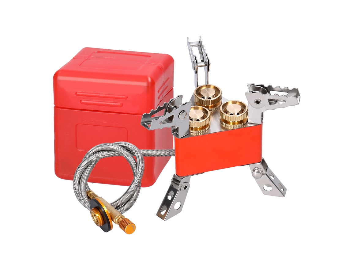Fogão de Camping Portátil 3 Núcleos 6800w