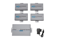 Hdmi Extender Splitter 1x4 1080p60hz via Cat5e EOOCOO