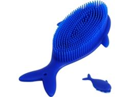 Escova De Banho Esfoliante Silicone Em Formato Baleia Fomiyes Para Corpo E Cabelo Limpeza Profunda