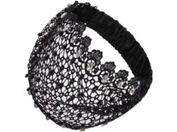 Faixas De Cabelo Largas Com Renda Elástica Para Mulheres