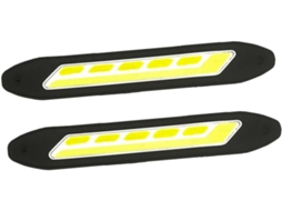 Luzes Diurnas De Led Vaguelly 1000lm Para Carros, Fácil Instalação, 2 Tiras De Silicone À Prova D Água, Ip68, 6w