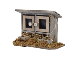Mali galinheiro Miniatura para Casa de Bonecas Jardim 1/12 Acessório de Brinquedo