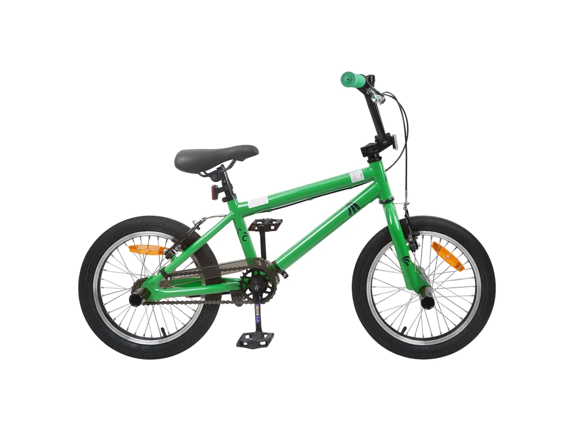 Vidaxl Bmx 20 Polegadas Para Maiores De 9 Anos Verde