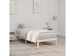 Vidaxl Cama Sem Colchão 100x190 Cm Twin Madeira De Pinho Maciça