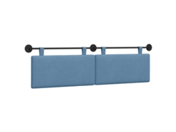 Conjunto 1 Cabeceira Suspensa Vidaxl Azul Cordão (190 X 55 X 5 Cm)