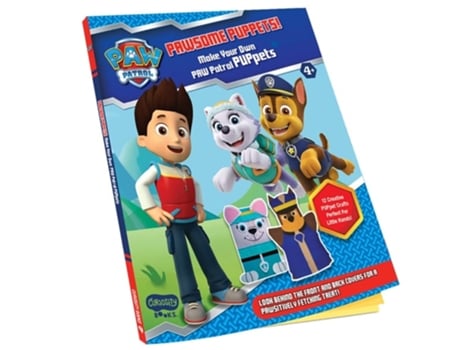 Livro PAWSOME PUPPETS! Make Your Own PAWPatrol Puppets de Curiosity Books (Inglês)