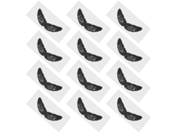 100 adesivos protetores para remoção de pelos do nariz e da barba, ideais para aplicação de cera.