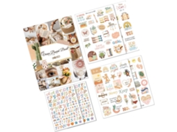 Adesivos decorativos SFUSHOS para scrapbooking, malas, vidros e planners