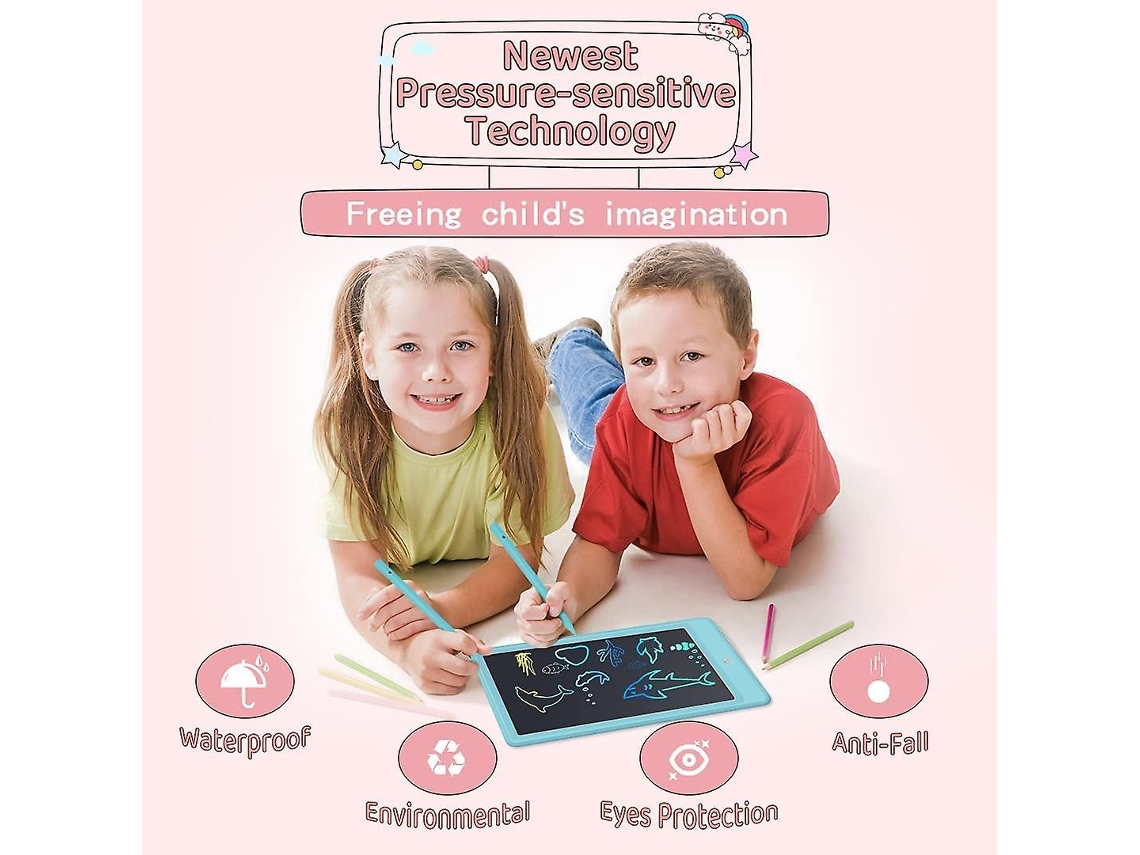 Tablet De Escrita Lcd Com Tela Colorida De 10 Polegadas Para Desenho E Rabiscos. Aquaforge