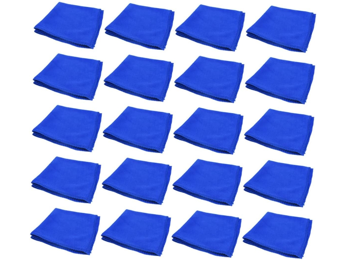 Conjunto De 50 Panos Multiuso Para Limpeza Carros, Adequados Couro. Vayotoy