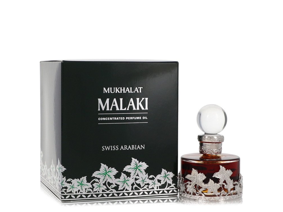Perfume Masculino SWISS ARABIAN Mukhalat Malaki SWISS ARABIAN Concentrated Perfume Oil 1 Oz For Men 30 Ml
