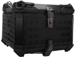 Baú Traseiro Alomejor Top Trunk, Em Liga De Alumínio, Com Trava, Capacidade De 55 Litros E À Prova D Água, Ideal Para