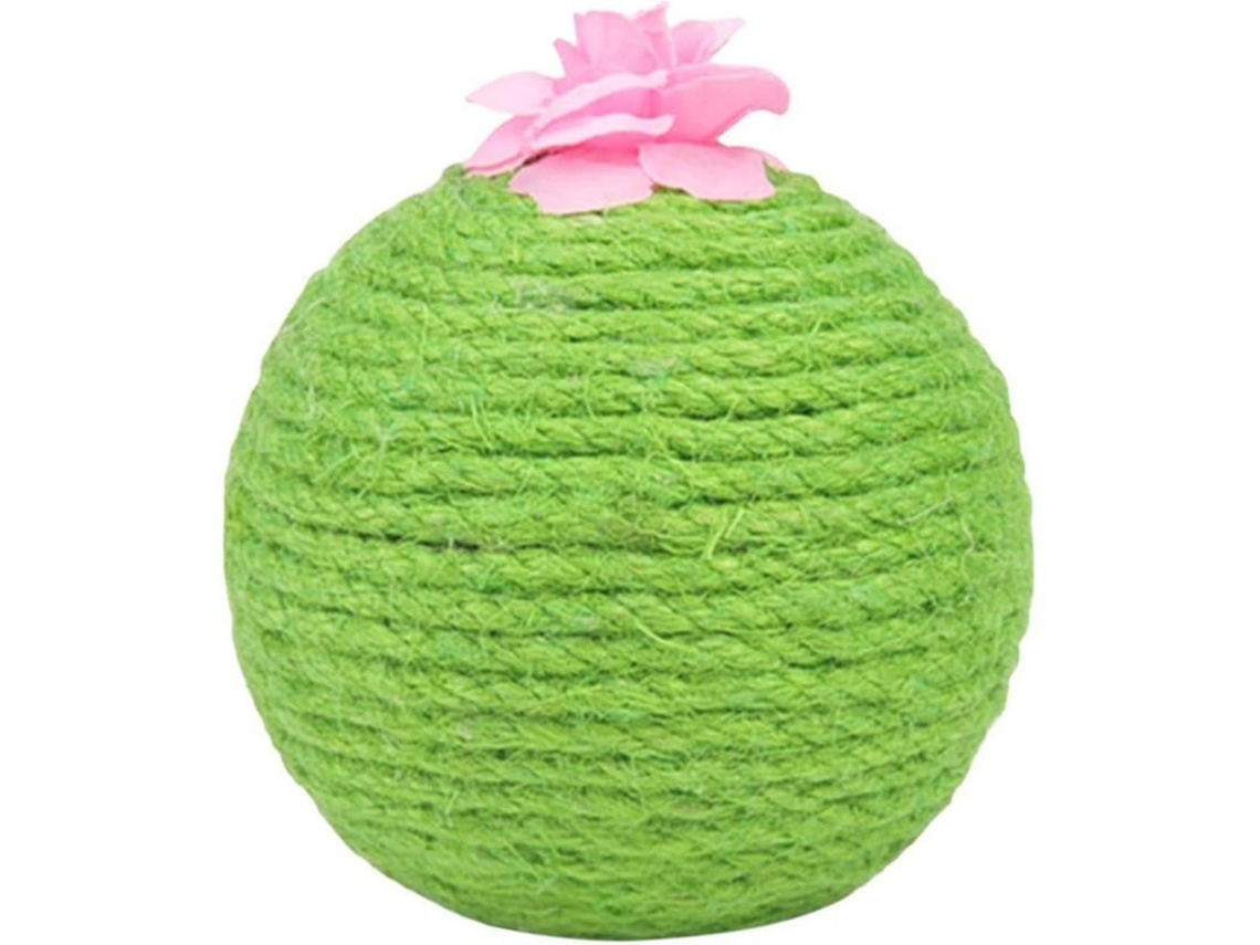2026 brinquedo de Bola de Cacto para Gatos, Bola de Sisal com Nepeta Interna, Interativo para Gatitos, Prevê Arranhões em Móveis
