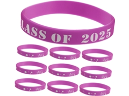 Tehaux 20-Pulseiras de Silicone Apresentam Formatura Para O Ensino Médio Acessórios Festas Pulseiras Eventos Temáticos