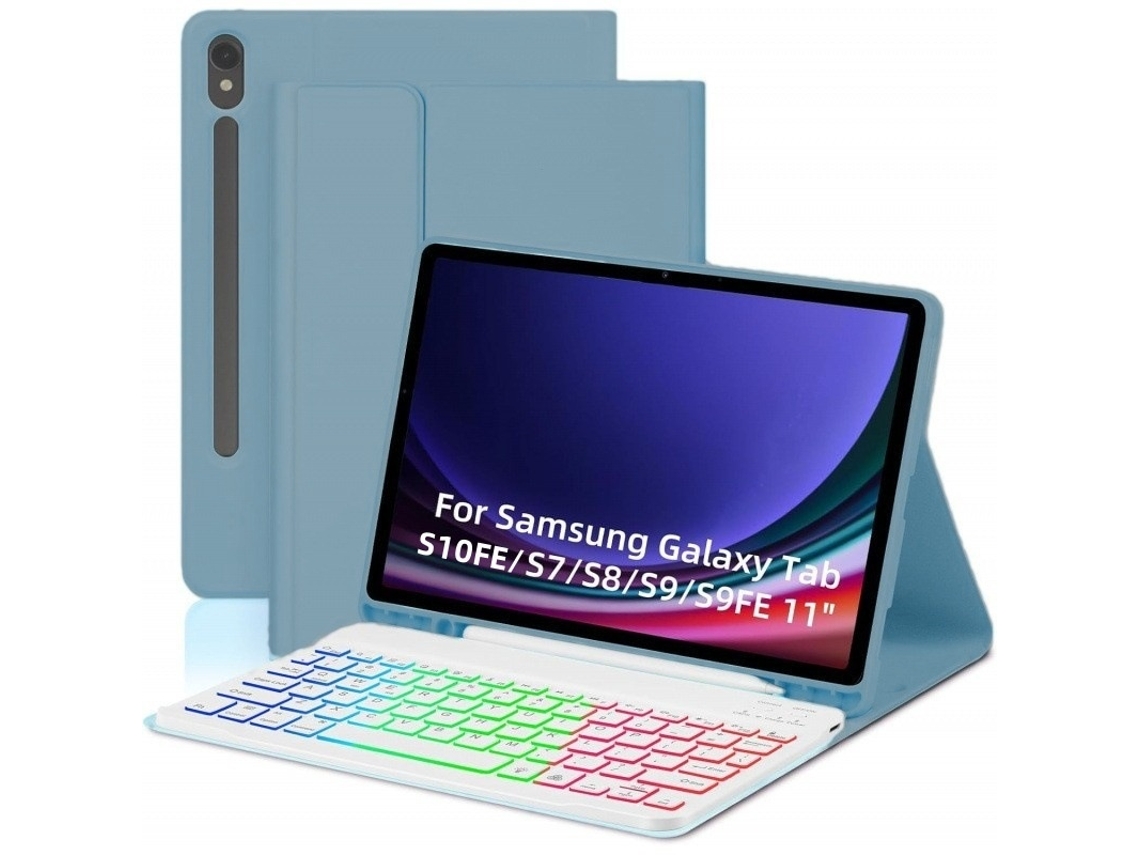 Lurelia Capa Com Teclado Bluetooth Para Samsung Tab S7 11 Com Rato