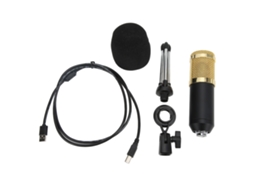 Rgb Usb Condenser Microphone Game Live Streaming Broadcast Pc Computer Rgb Light Colorful Recording With Anti Vibration Mount LAXISCREED