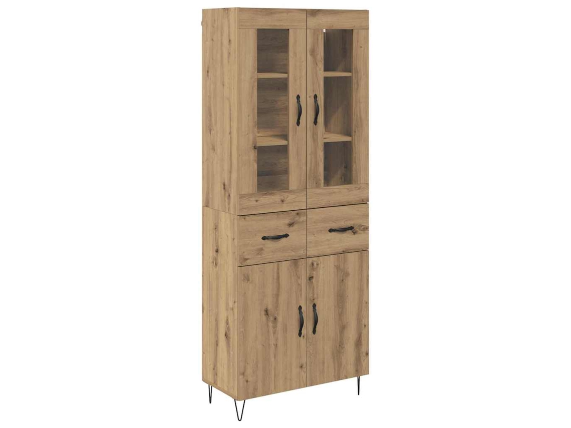 Buffê Carvalho Artesanal em Madeira Processado 90x34x69,5 cm MAISON EXCLUSIVE