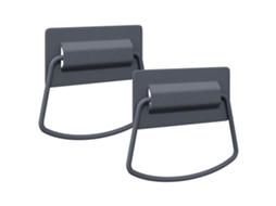 Conjunto 2 Maçaneta De Armário Vidaxl Antracite Metal (85 X 45 Mm)