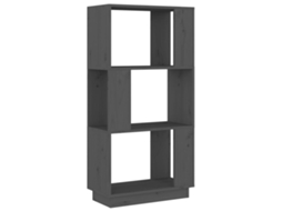Prateleira/divisória 51x25x101 Cm Pinho Maciço Cinza MAISON EXCLUSIVE