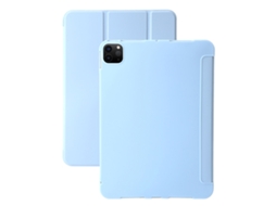 Capa Para Ipad Air 4/5 2020/2022 10.9 Polegadas Com 3 Dobras,azul Celeste