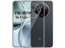 Lurelia Kit Capa Tpu Gel Para Realme 14 Pro Plus (5g), Vidro Temperado 2d Para Ecrã, Transparente