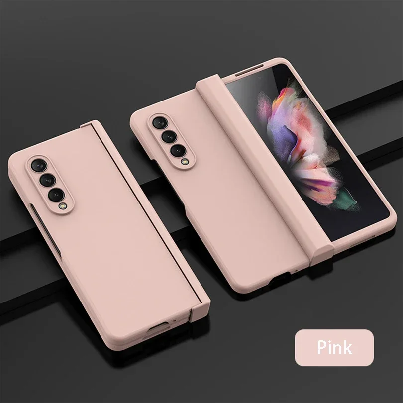 (rosa, Galaxy Z Fold6) Capa Para Celular Em Policarbonato, Compatível Com Samsung, Capa Protetora Dobrável Ultrafina Com Dobradiça.