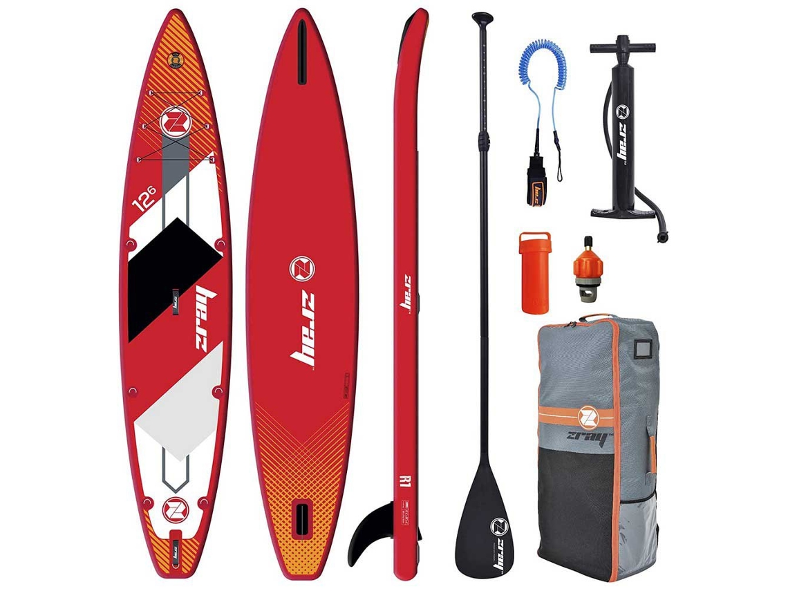 Conjunto de Paddle Surf Rapid 12´6´´ Laranja 381 Cm / 76 Cmzray
