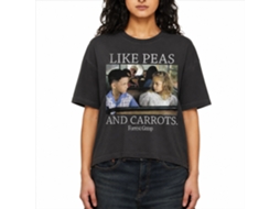 Rockinstone Forrest Gump Like Peas And Carrots Solid Smoke Adult T-shirt Size:xxl