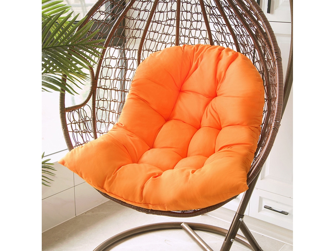 Fundas De Cojines Para Muebles De Exterior, Cojín Individual Para Columpio, Colchón Colgante, Cojín Integrado, Color Naranja