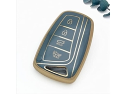 Capa Protetora De Tpu Para Chave Carro Hyundai Santa Fe Sport Ix45 Genesis G80 Azera Acessórios Chaveiro