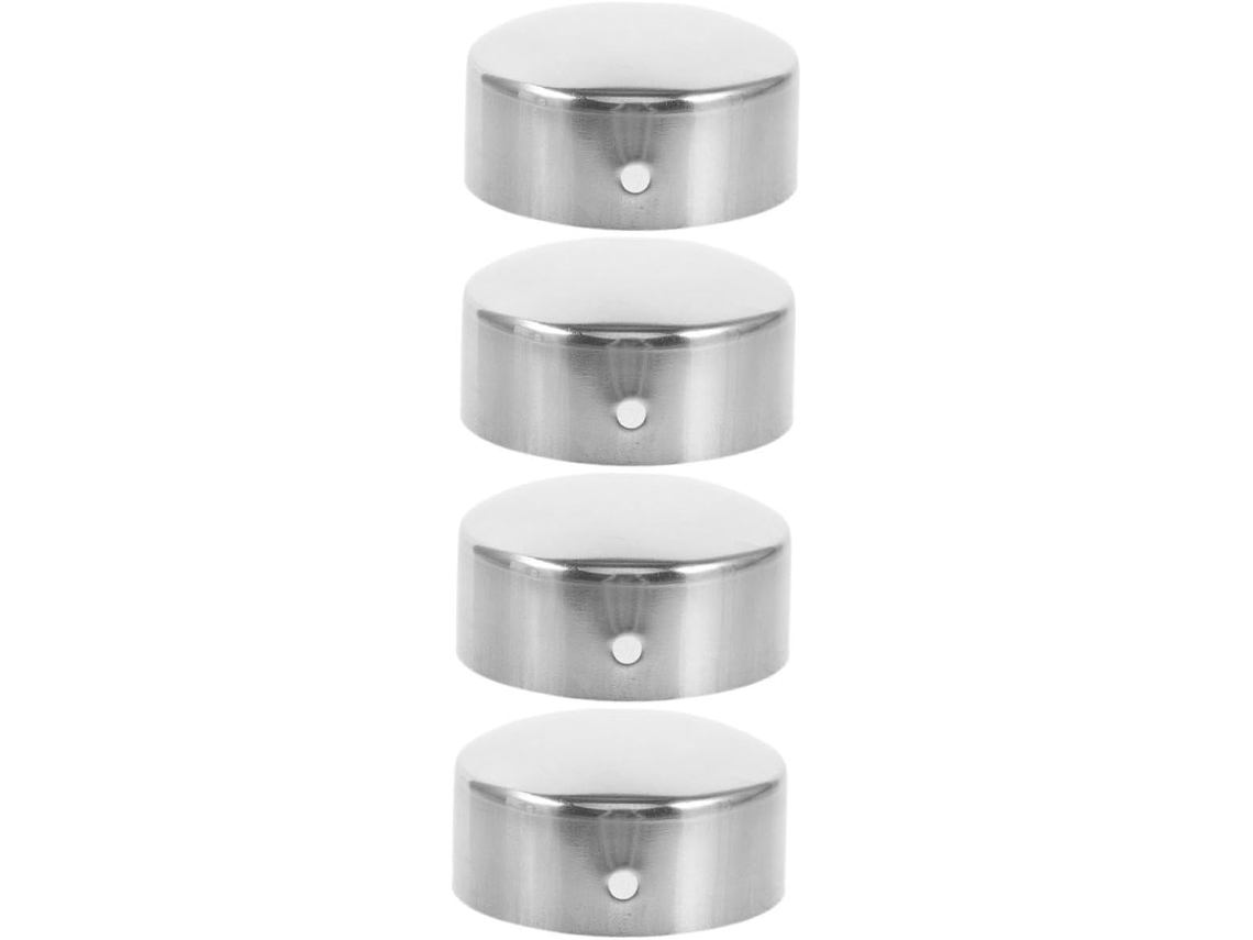 Conjunto De 4 Peças De Ponteiras Metálicas Para Corrimão De Escada, Para Uso Interno E Externo. Gokoco