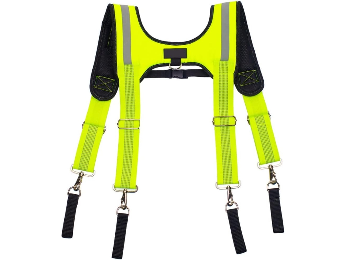 Cinto de ferramentas com suspensórios, plataforma de suspensão ajustável para trabalho, cinto de ferramentas para