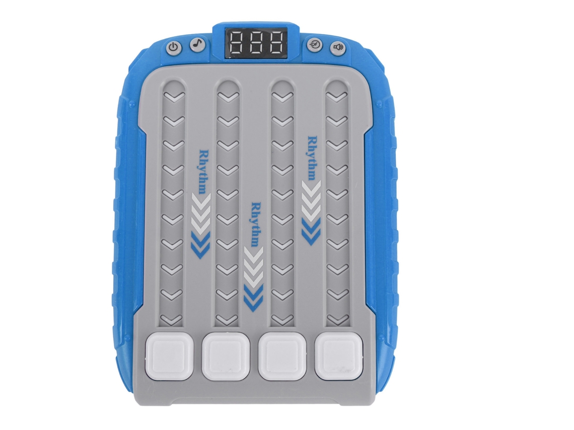 Primerox máquina de Jogo de Ritmo Portátil 6 Níveis Brinquedo Educativo Reduce Estresse Azul 001