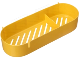 Organizador De Prateleira Para Ralo Banheiro, Economizando Espaço, Para Uso Doméstico, Em Material Pp Leve, 27x 10x 5