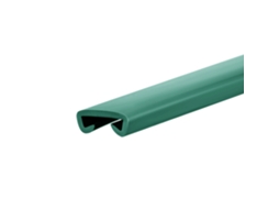 Corrimão Quest Pvc Premium 40x8 Mm, Verde, 1 M