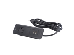 Tomada Embutida Primerox 20w Pd Carregamento Rápido com 1 Tomada 2 Usb 1 Type C para Mesa Escritório