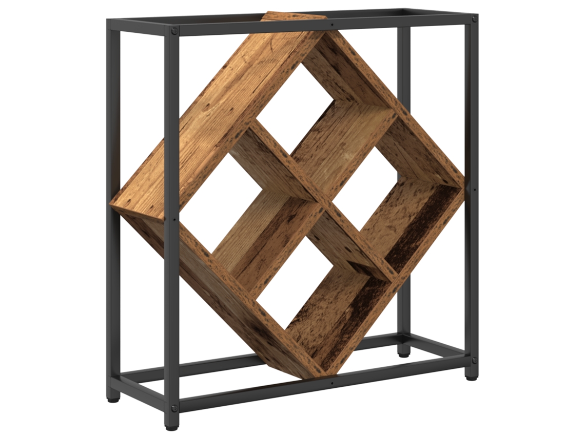 Conjunto 1 Armazenamento De Vinho Vidaxl Castanho Derivados De Madeira (51 X 18 X 52,5 Cm)