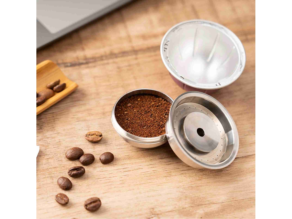 Cápsulas Café Inox Reutilizáveis Com Acessórios