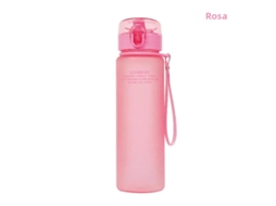 (rosa) Garrafa De Água Esportiva Reutilizável De 560ml, À Prova De Vazamentos Com Tampa, Garrafa De Bebida Ecológica
