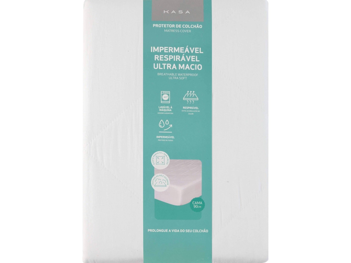 Protetor De Colchão Impermeável E Respirável 200x90cm Kasa