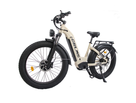Bicicleta Elétrica Orlms Mn 6 Motores Duplos 1000w Bateria 52v23ah 120km Alcance 26 Polegadas Shimano 7 Velocidades Velocidade 62km/h Suspensão Total