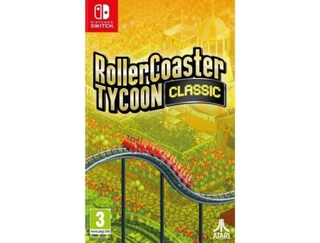 Rollercoaster Tycoon Classic Nintendo Switch Atari (com Caixa / Cartucho)