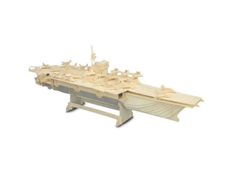 Porta-aviões QUAY - kit de construção em madeira FSC