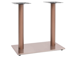 Bistro Table Leg, Bistro Table Legs Vidaxl Marrom Aço Inoxidável (70 X 40 X 72 Cm)