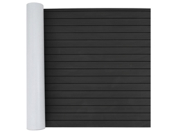 Vidaxl Tapete De Barco Riscas Cinza Escuro E Preto 240 X 90 Cm Eva