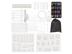 Conjunto De Moldes De Silicone Diy Para Bijuterias Com Diferentes Formas E Olhos De Parafuso Para Lançamento